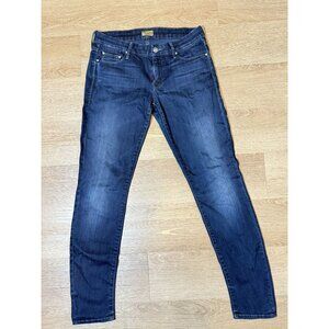 *Mother The Looker Skinny Jeans Size 28 Dark Wash Stretch Denim Made in USA